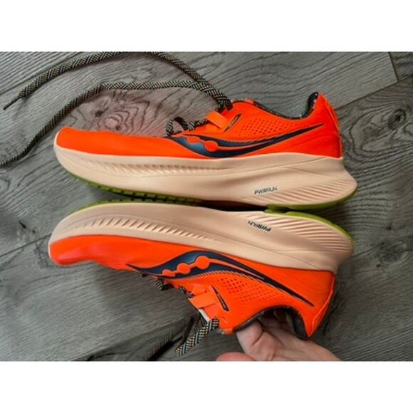 EUC Saucony Womens Ride 15 Running Shoe Campfire Story size 8.5 - Picture 4 of 8